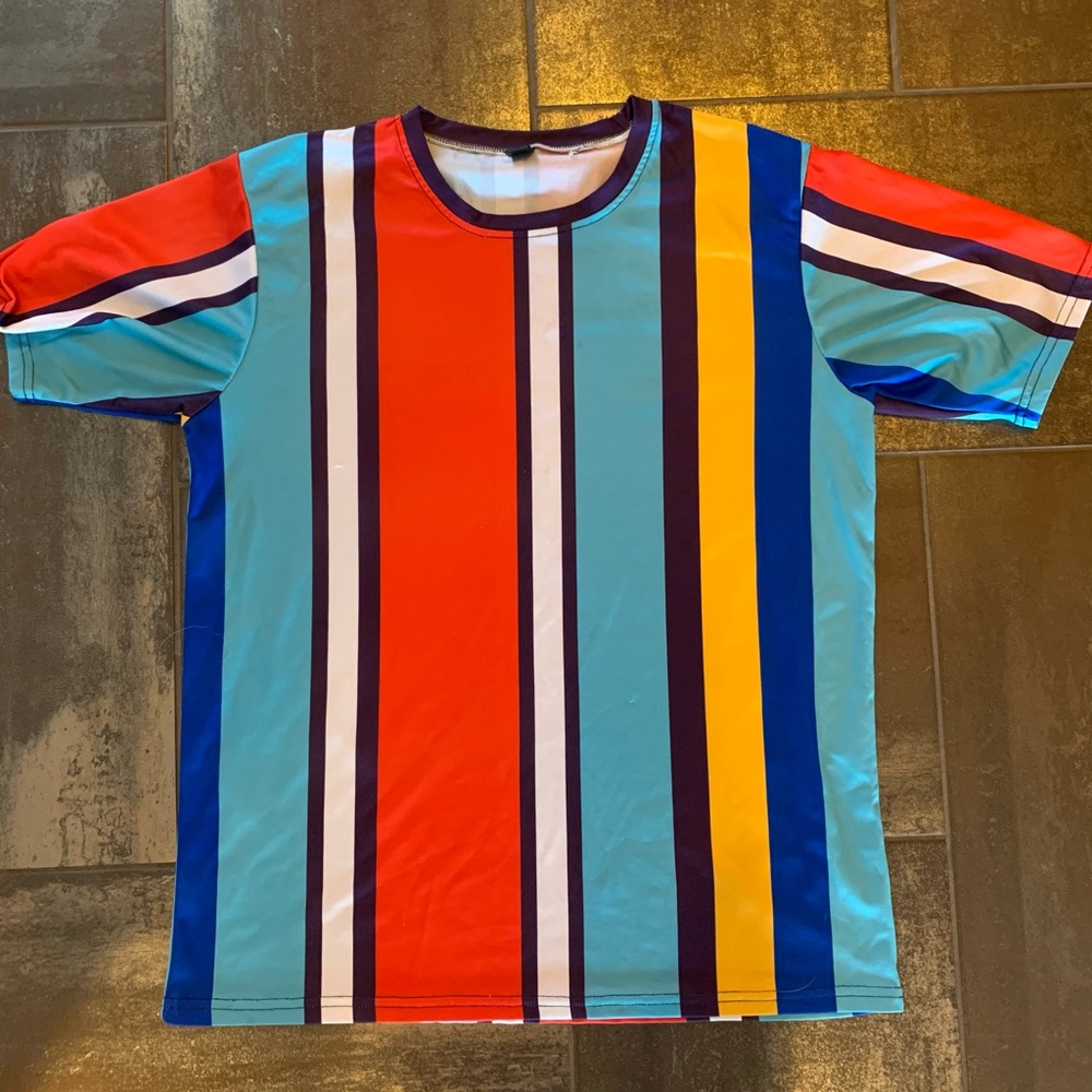 Multi color striped T shirt